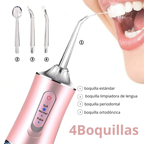 PulsoDental : Irrigador bucal inalámbrico de alta presión