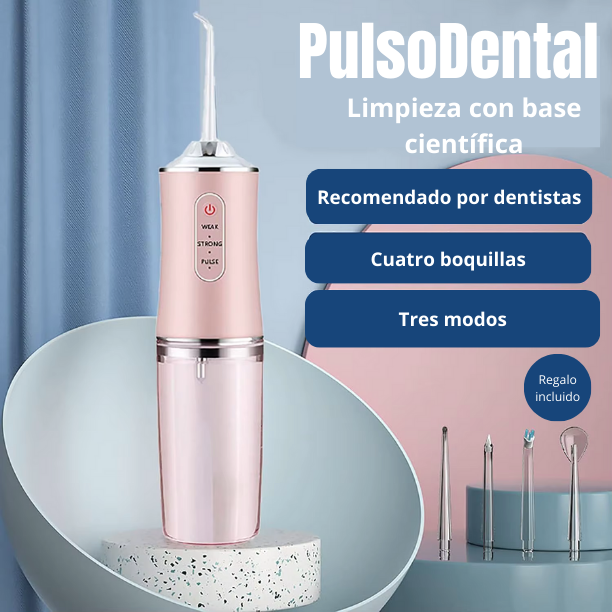 PulsoDental : Irrigador bucal inalámbrico de alta presión